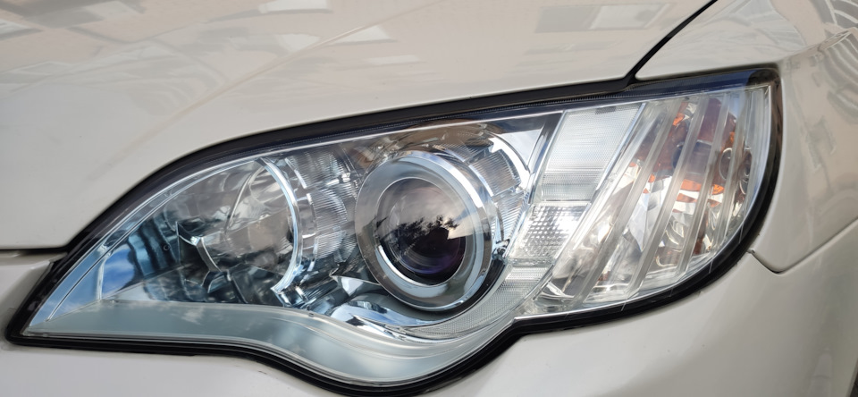 Восстановление прозрачности стекла фары