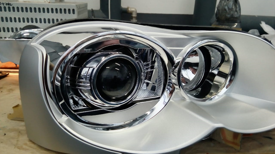 Установка  линз в рефлекторные фары